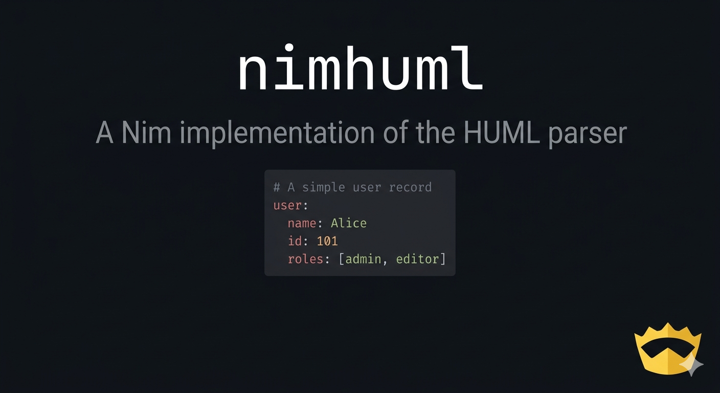 GitHub - w3Abhishek/nimhuml: A fast and lightweight HUML parser for Nim ...