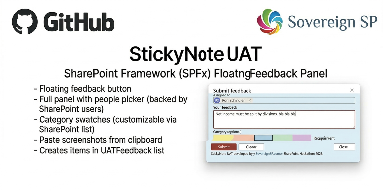 GitHub - aldo-mtz/SovereignSP-UAT-StickyNotes · GitHub