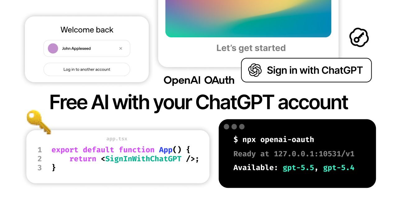 EvanZhouDev /openai-oauth