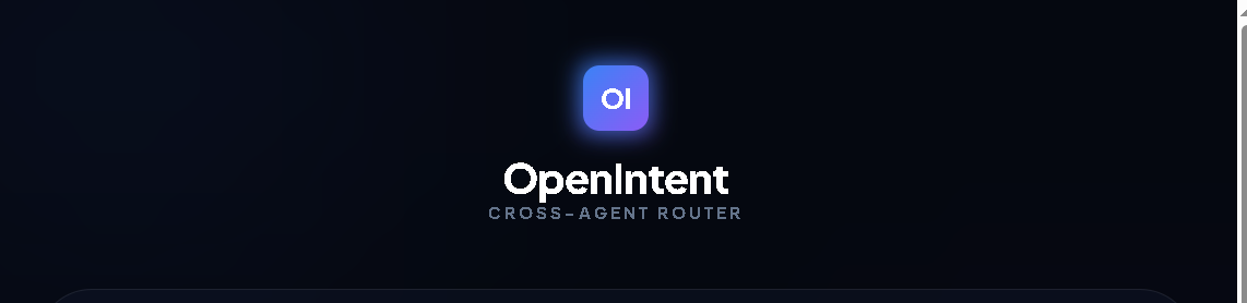 GitHub - OpenIntent-Hub/OpenIntent: Open Source Intent Routing Protocol ...