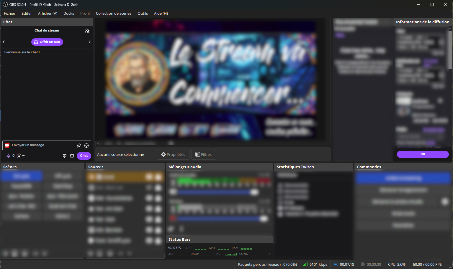 GitHub - D-Goth/OBS-Status-Bar: Status Bar for OBS - Websocket · GitHub