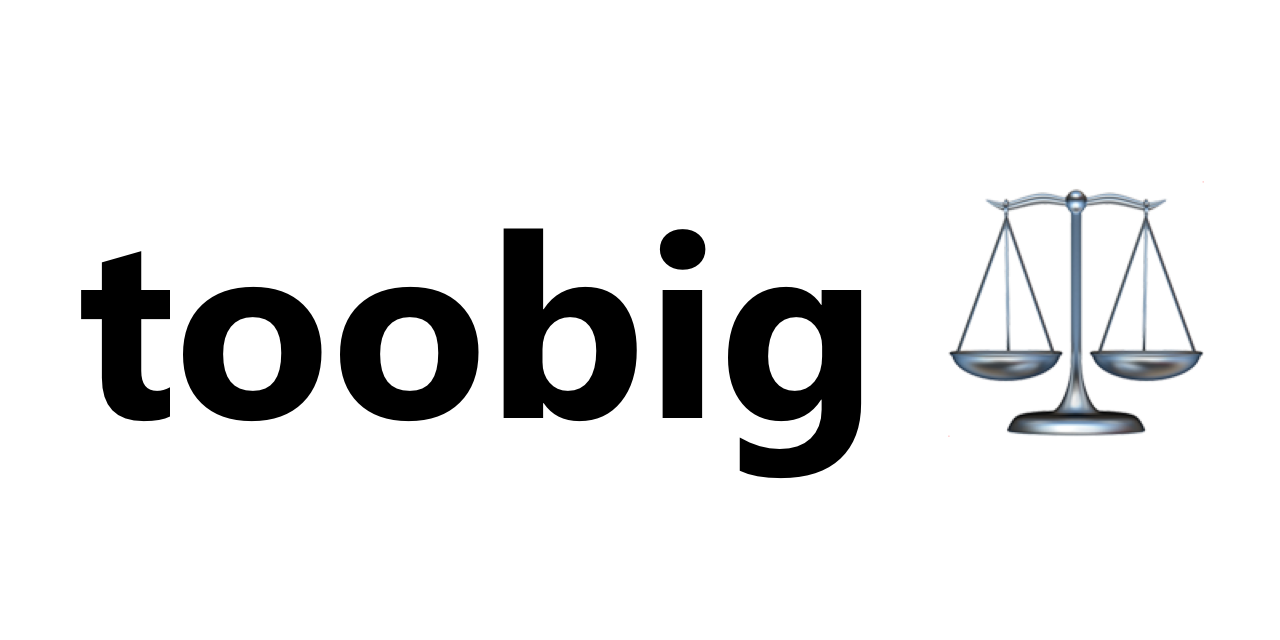 GitHub - unindented/toobig: Check file and directory sizes against a ...