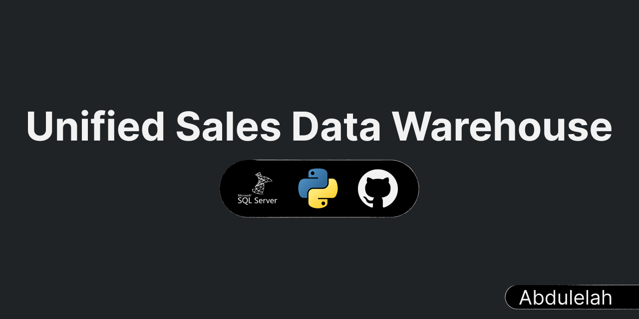 Unified-Sales-Data-Warehouse