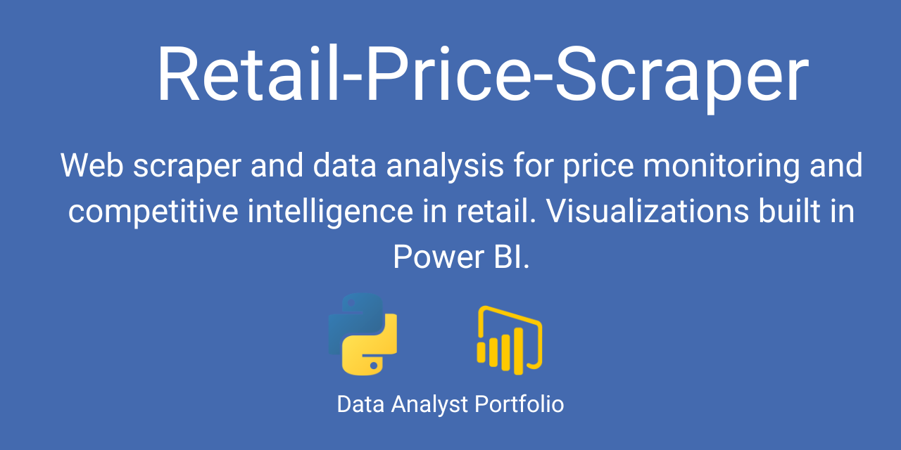 GitHub - jlandaa/Retail-Price-Scraper: Web scraper and data analysis ...