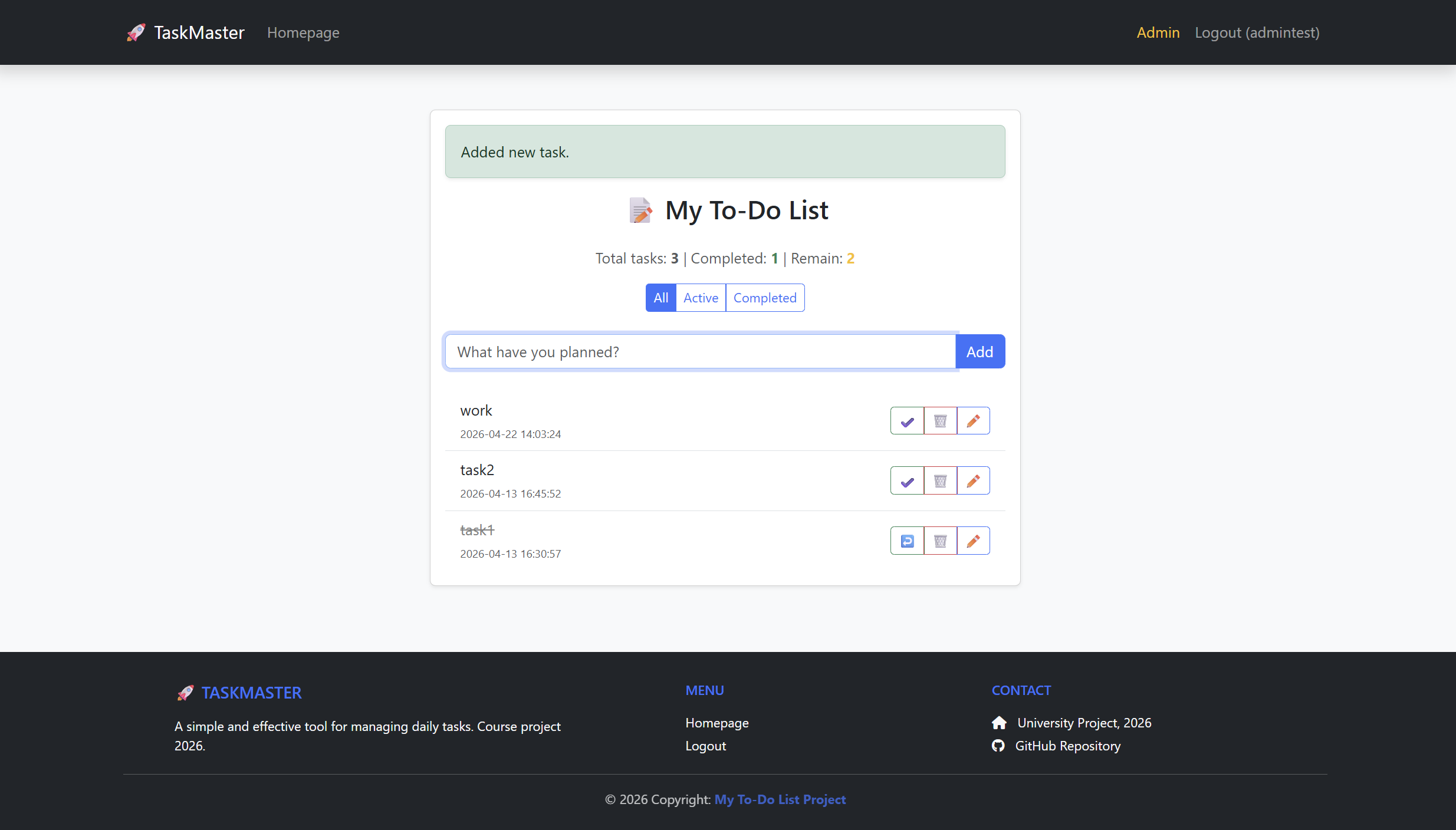 MyToDoList2