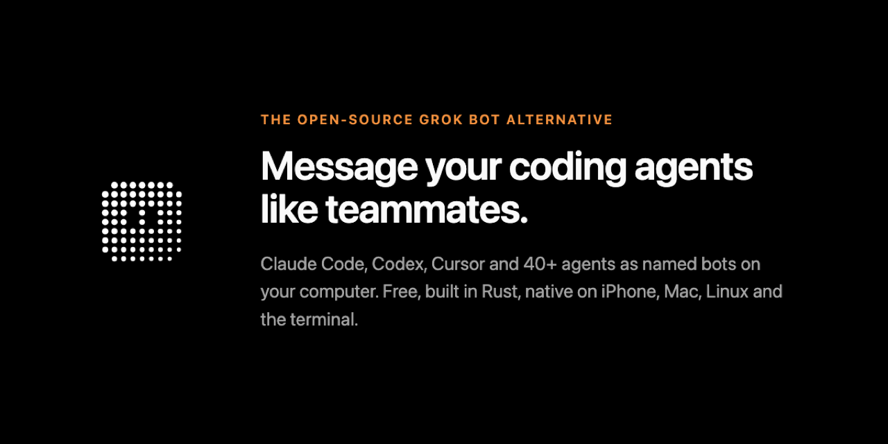Show HN: Codync – Open-source bots for Claude Code, Codex and 40 other agents