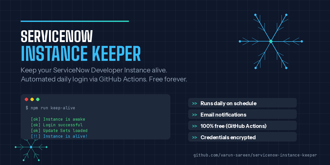 GitHub - varun-sareen/servicenow-instance-keeper · GitHub