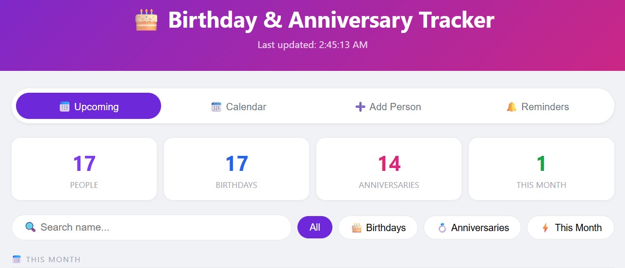 birthday-tracker