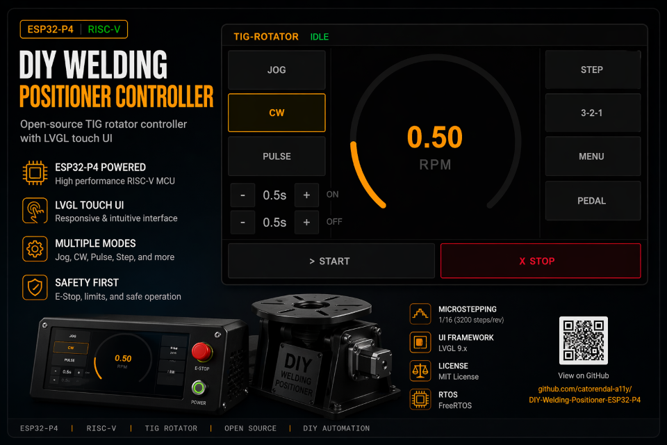 DIY-Welding-Positioner-ESP32-P4