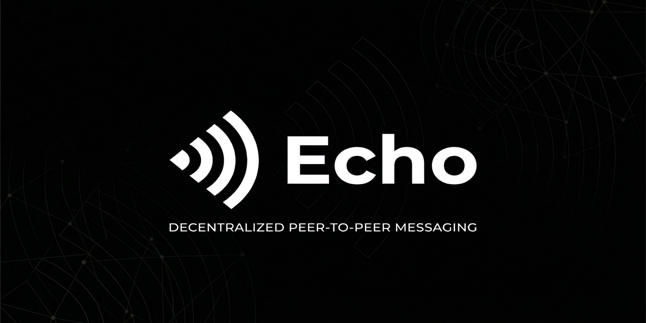 GitHub - codebysreyas/Echo: A decentralized peer-to-peer messaging ...