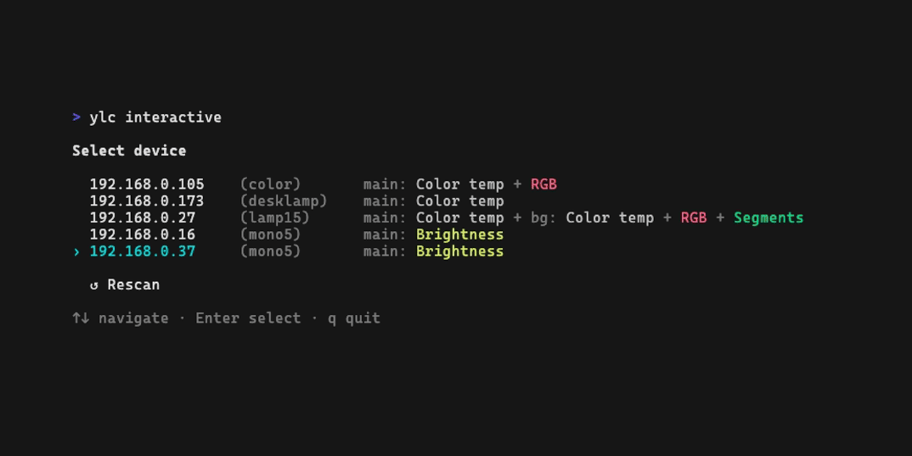 yeelight-client