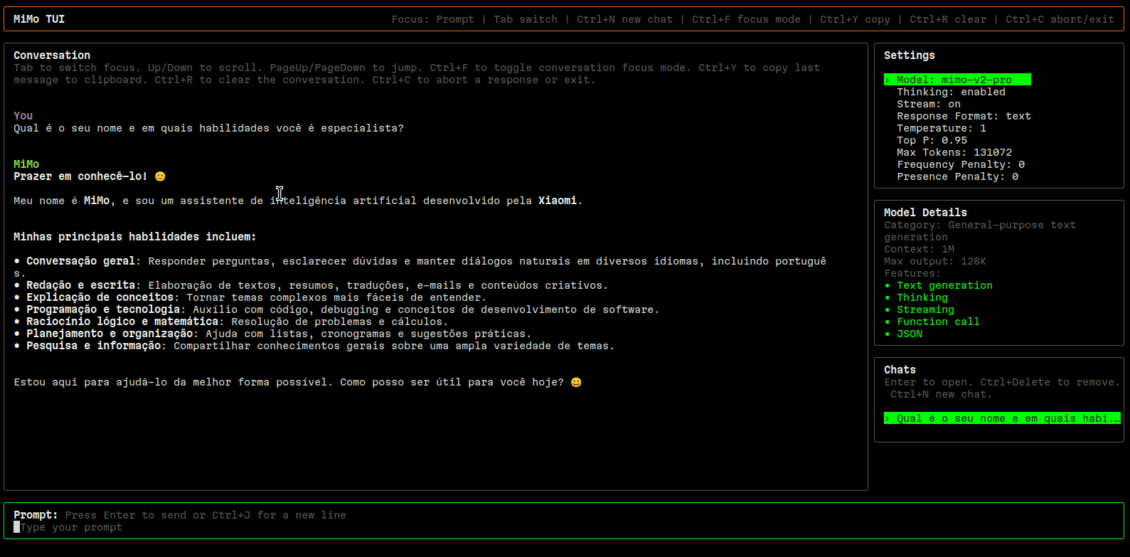 GitHub - titenq/mimo-tui: Terminal UI for chatting with MiMo models ...