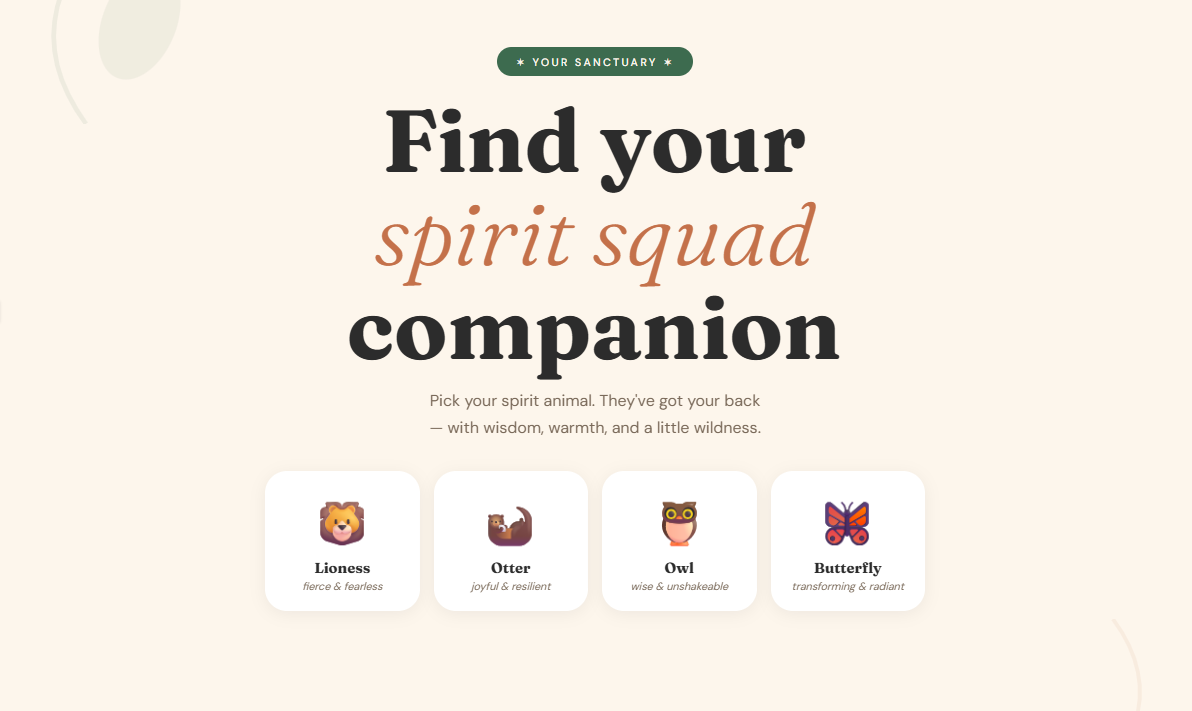 GitHub - krysning/spirit-squad: Spirit Squad web app - part emotional ...