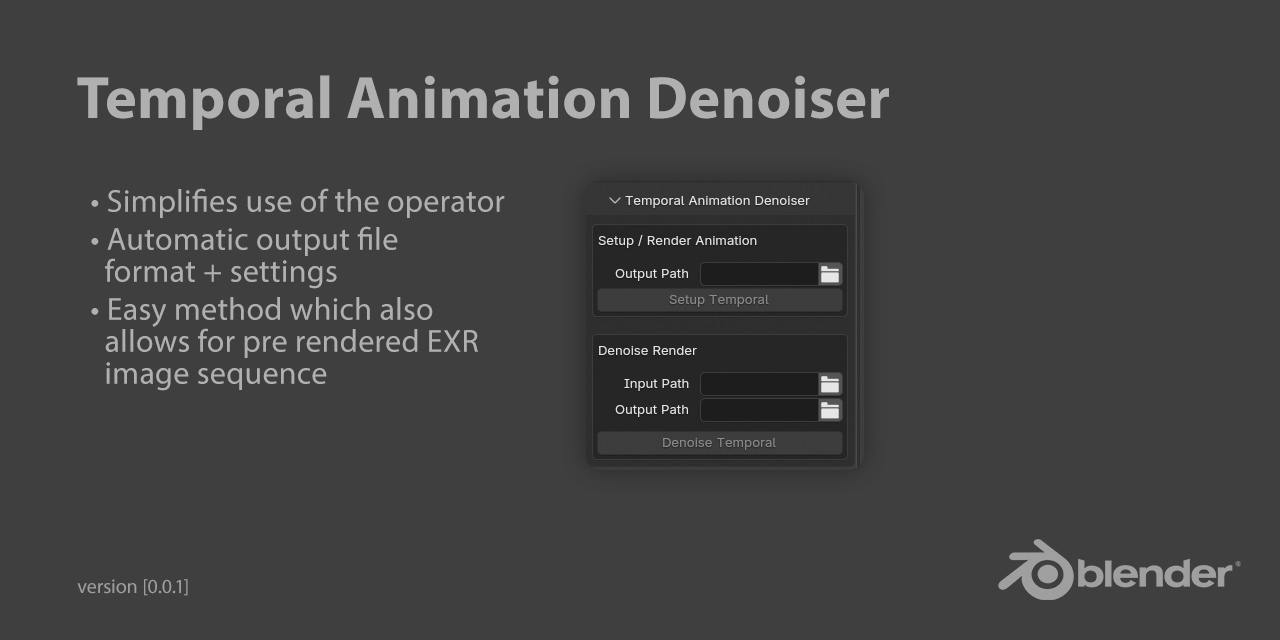 GitHub - schroef/Temporal-Animation-Denoiser: Handy panel which give ...