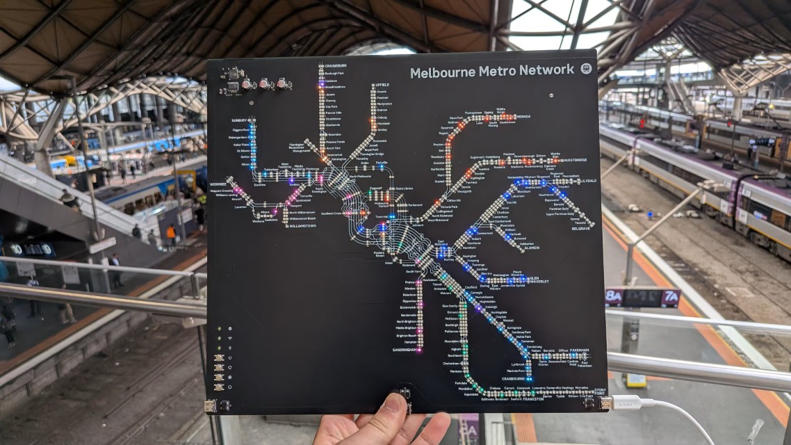 Melbourne-Live-Train-Map