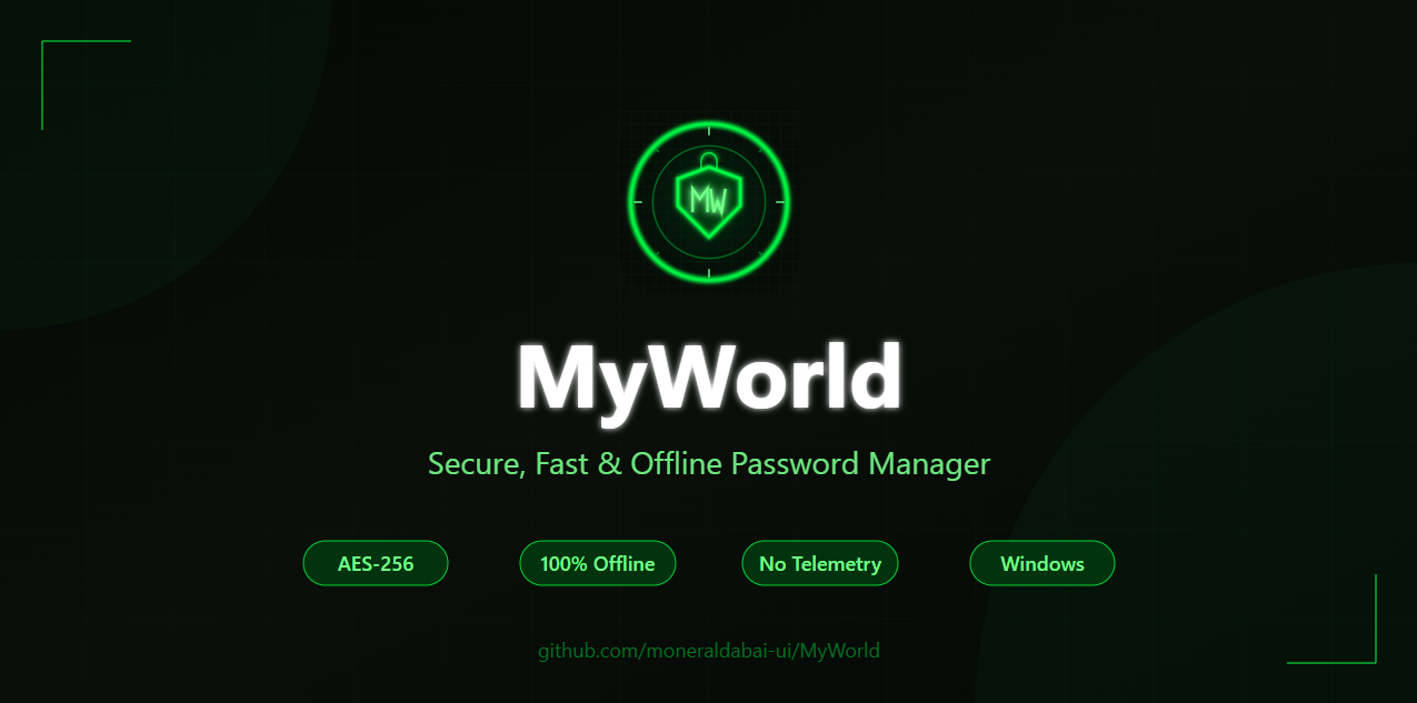 GitHub - moner-dev/MyWorld-Password-Manager: **MyWorld Password Manager ...