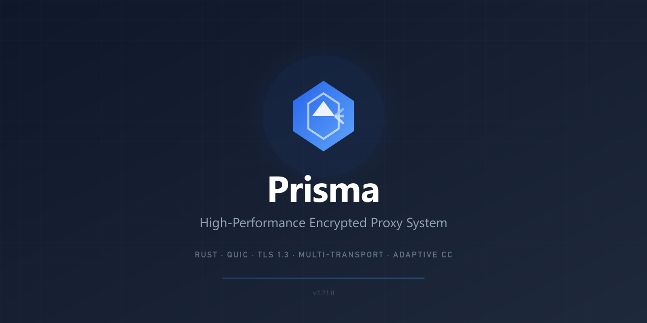 GitHub - prisma-proxy/prisma: Prisma — high-performance encrypted proxy ...