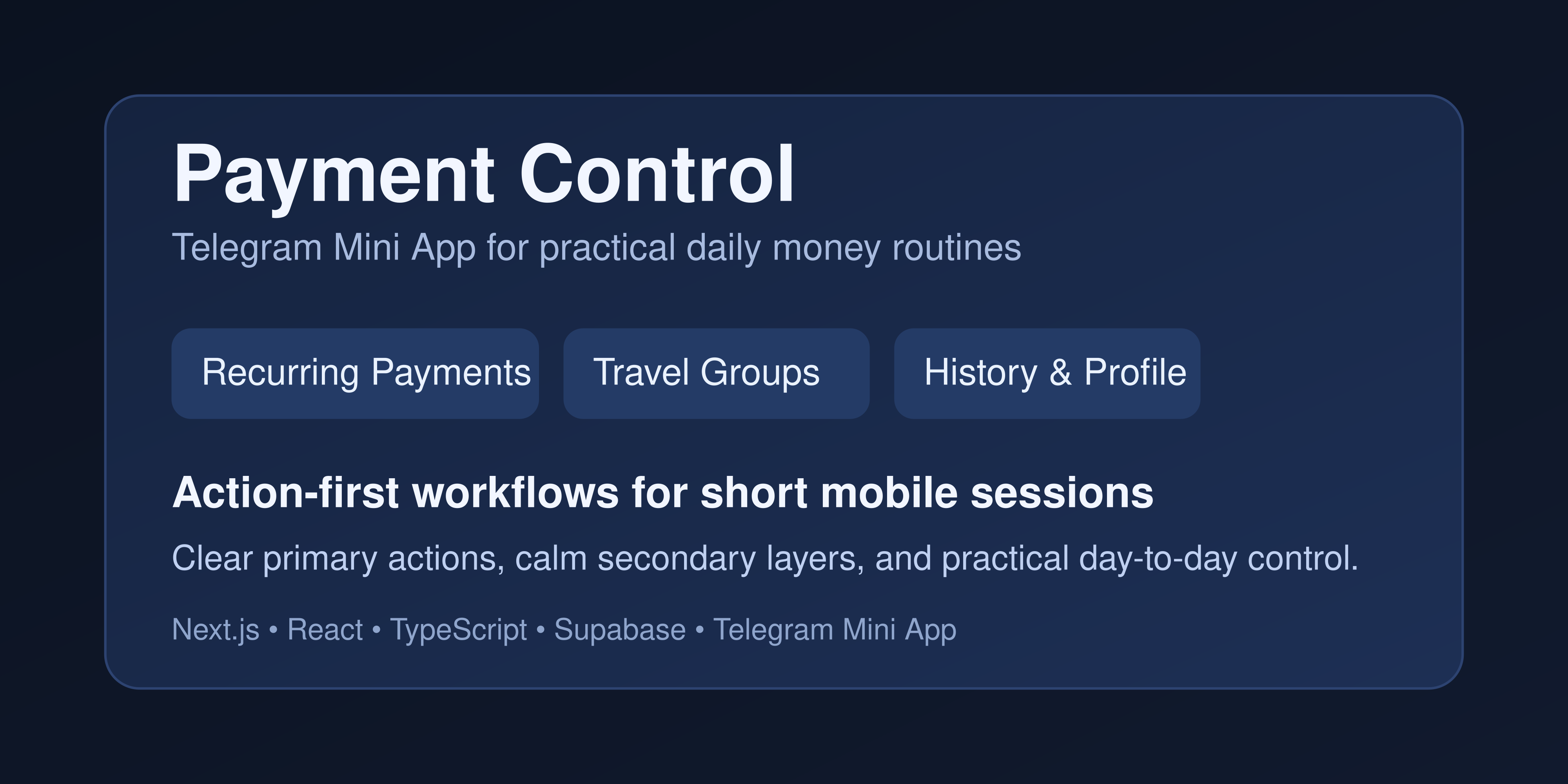 PaymentControl