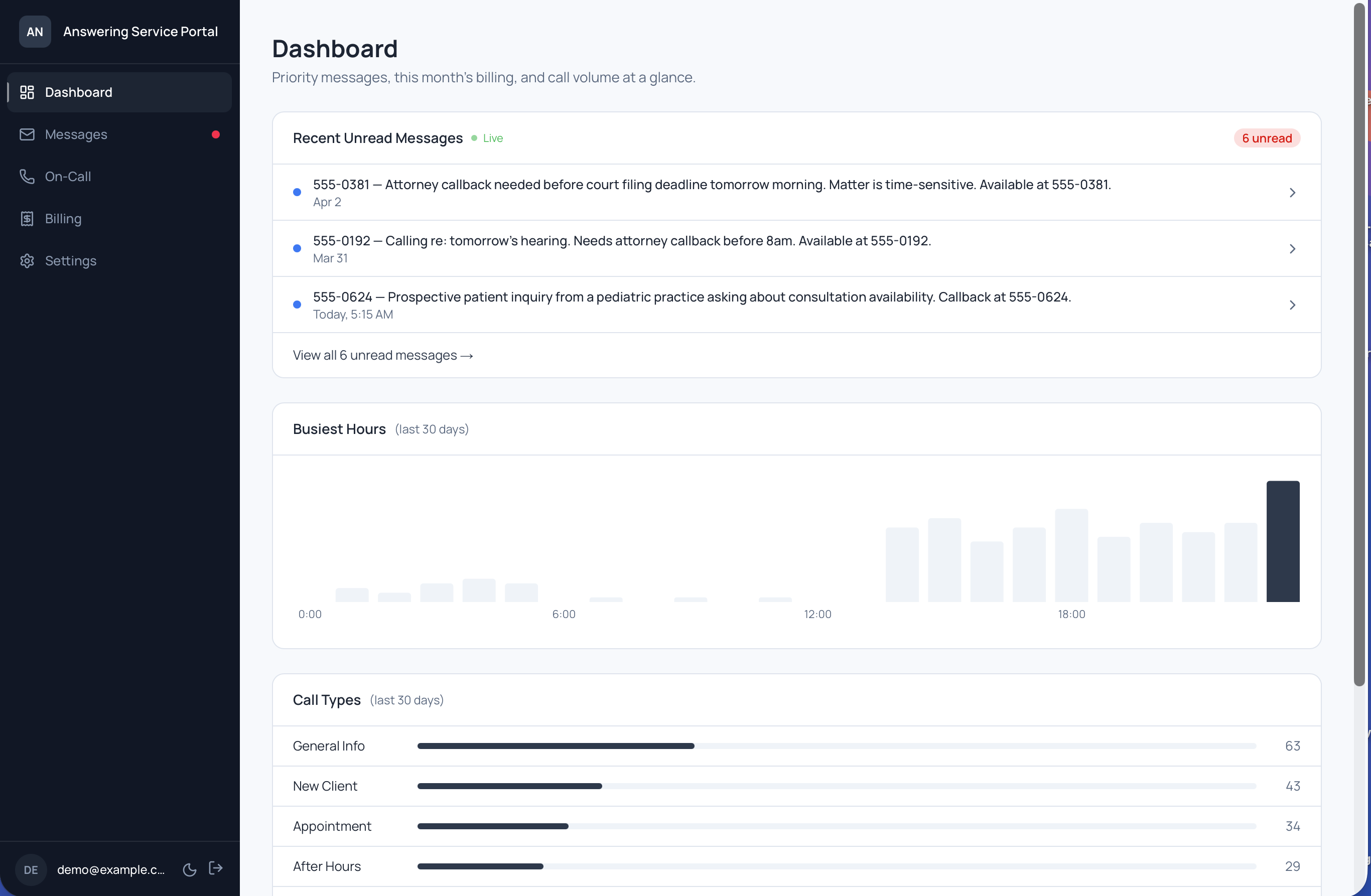 answering-service-portal