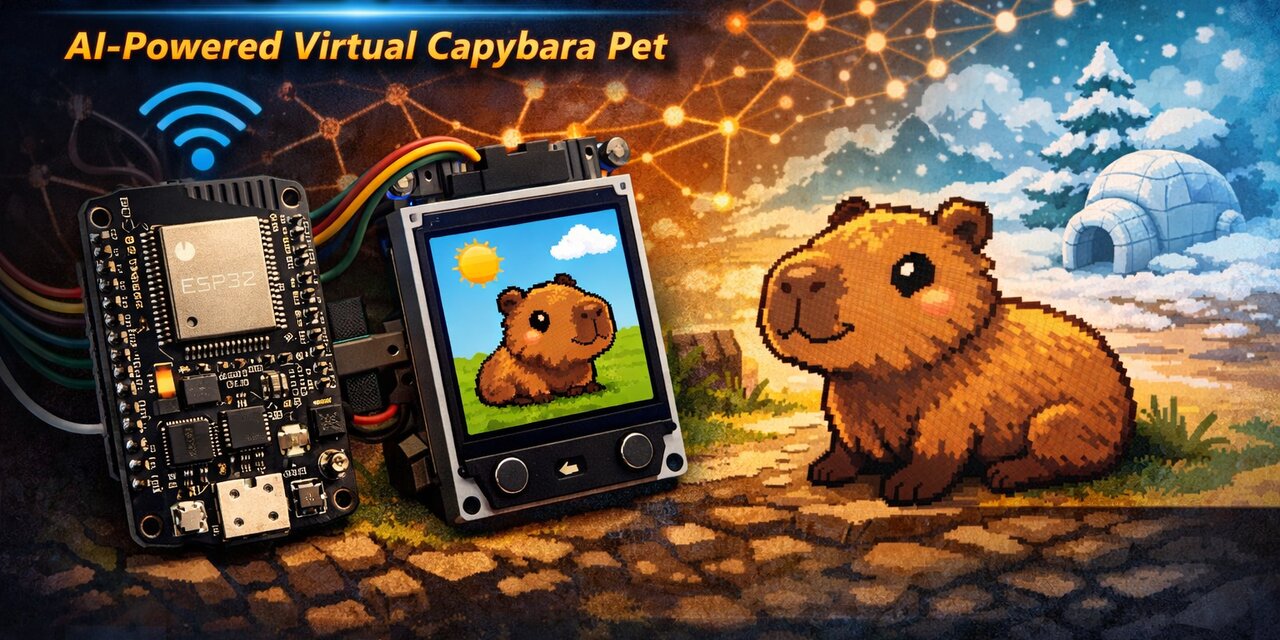 GitHub - DefinitelyN0tMe/esp32AIbara: AI-powered virtual capybara pet ...