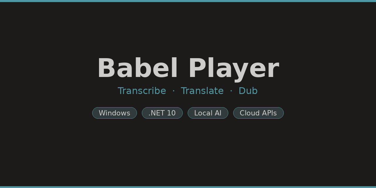 Babel-Player-Alpha