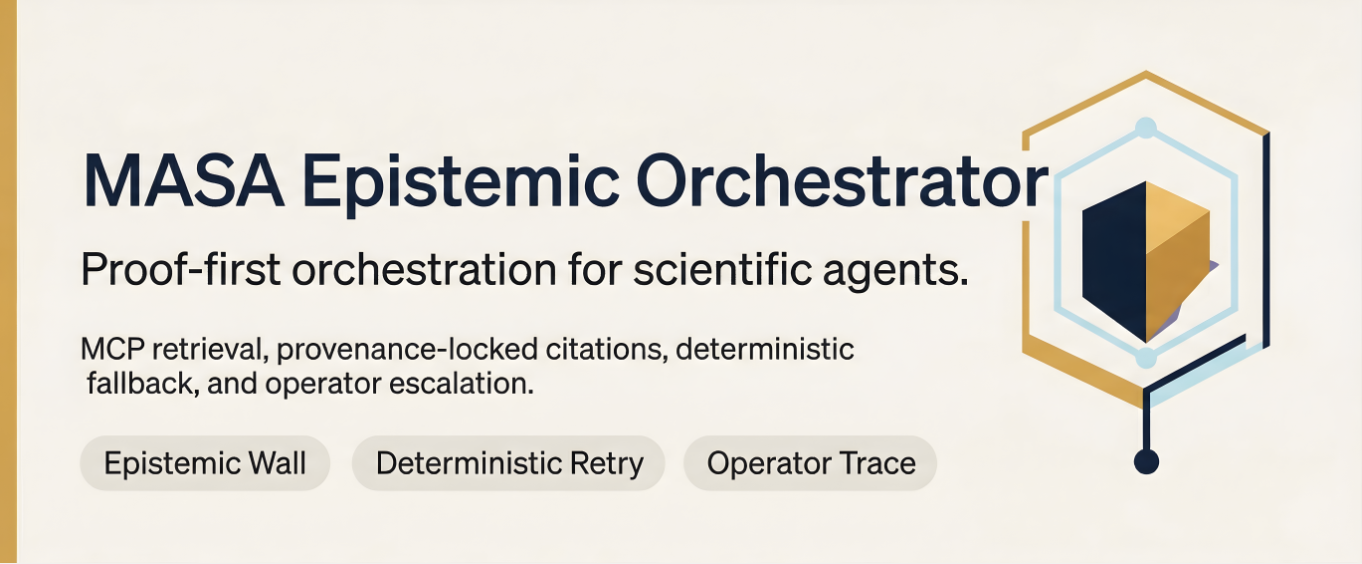 GitHub - Lesz-Xi/masa-epistemic-orchestrator: Proof-first orchestration ...
