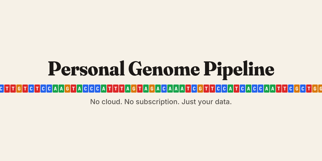 Personal-Genome-Pipeline