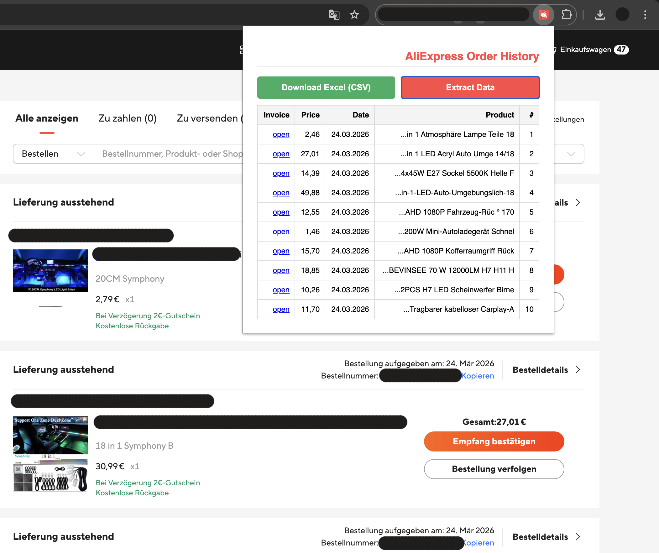 aliexpress-order-exporter