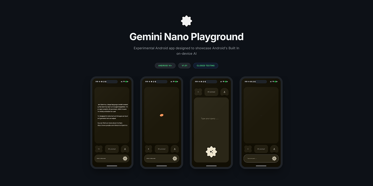 gemini-nano-playground