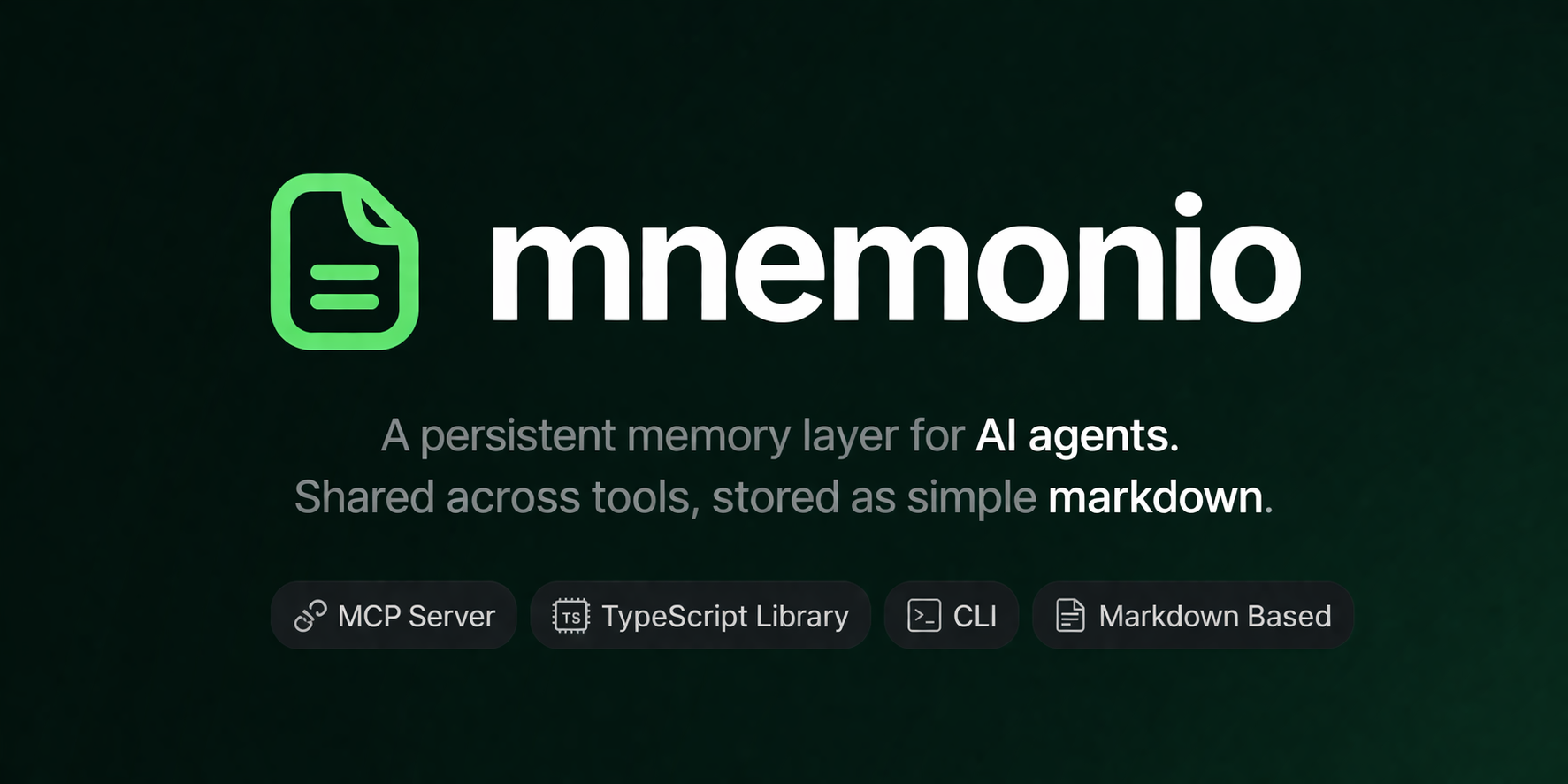 GitHub - Memel06/mnemonio: A persistent file-first memory layer for LLM ...