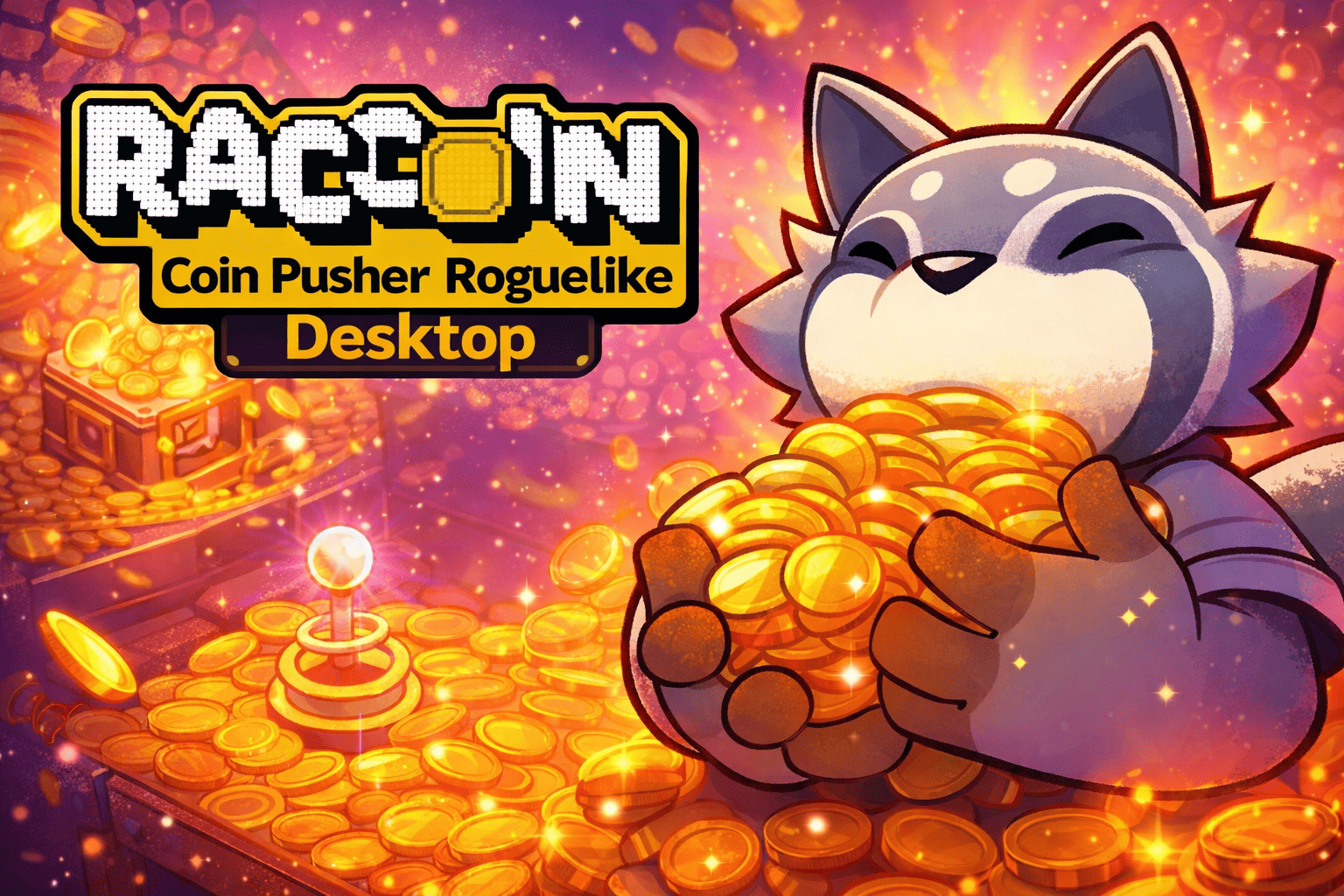 RACCOIN-Coin-Pusher-Roguelike-Desktop