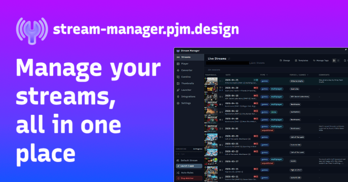 stream-manager