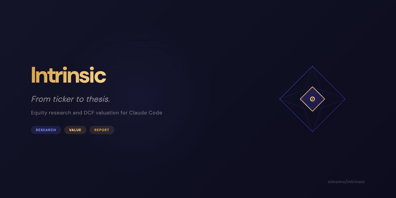 intrinsic/docs/dcf-methodology.md at main · cimomo/intrinsic · GitHub