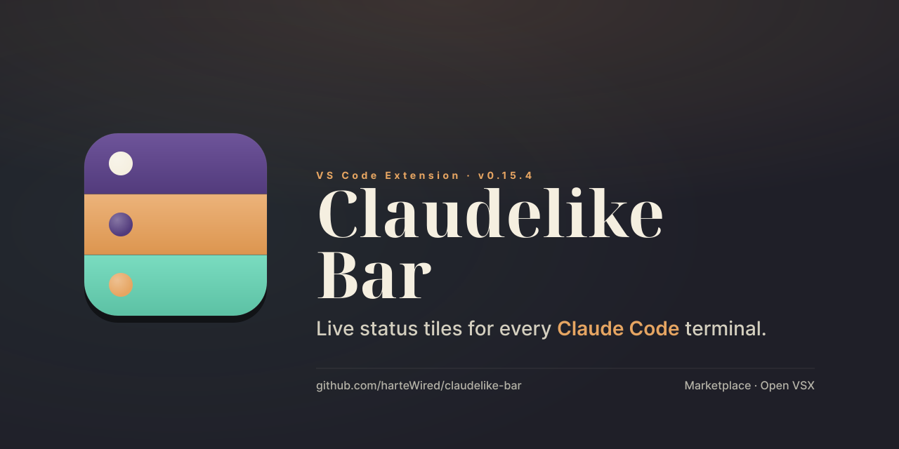 GitHub - harteWired/claudelike-bar: Live sidebar for Claude Code ...