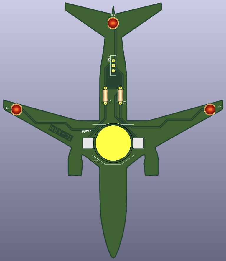 Single-Layer-B738-PCB-Art