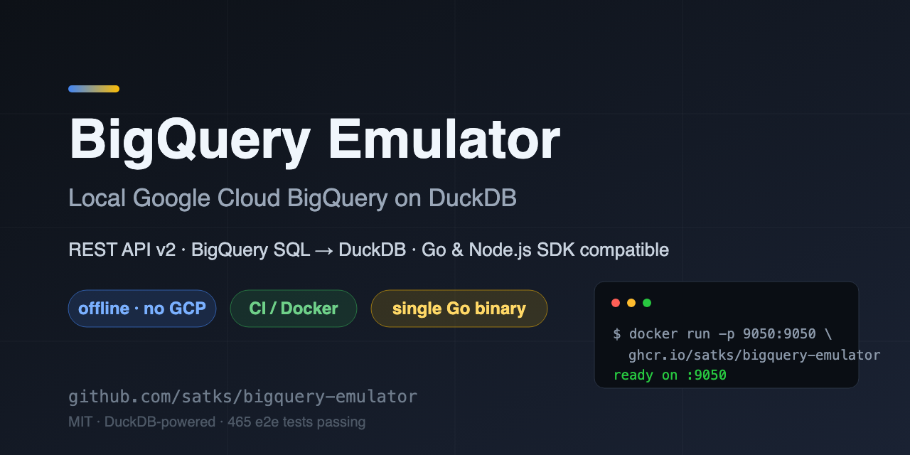 bigquery-emulator