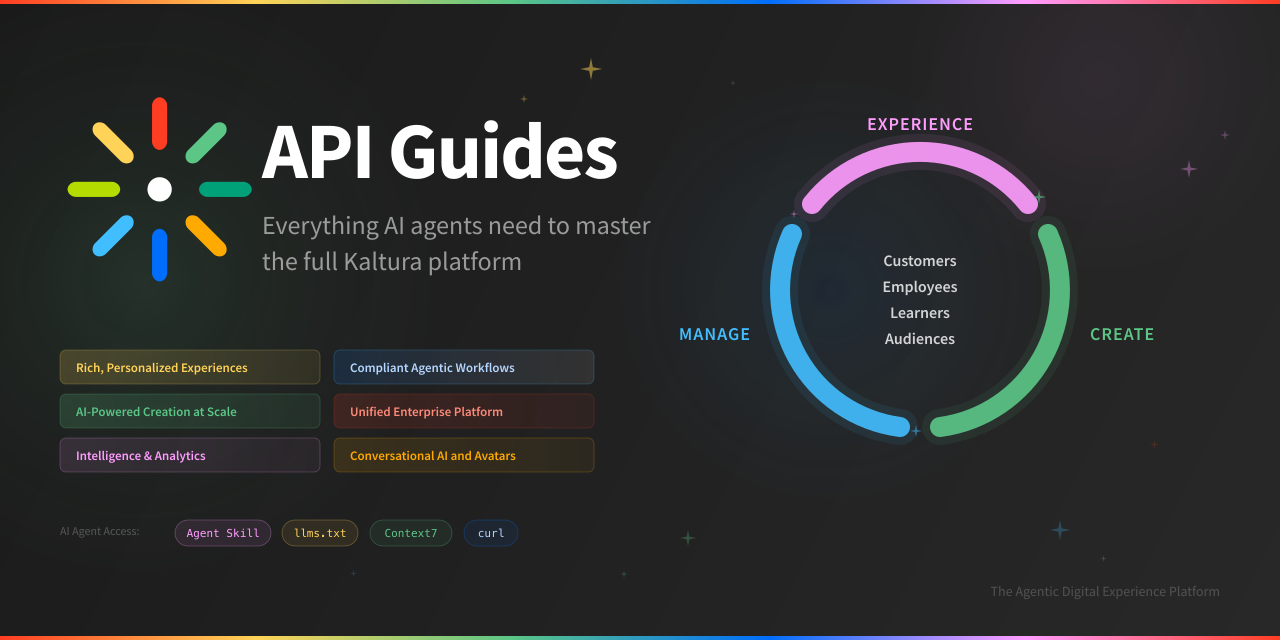kaltura-agents-api-guides