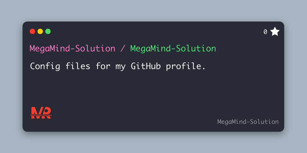 MegaMind-Solution