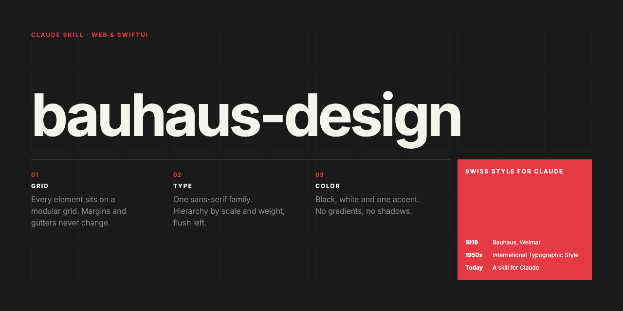 bauhaus-design-skill