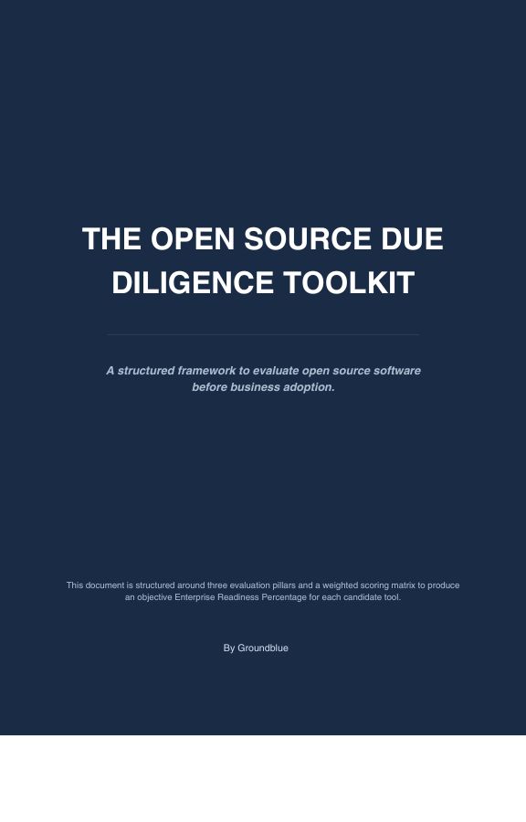 A-Practical-Due-Diligence-Framework-Before-Your-Business-Commits-to-Open-Source