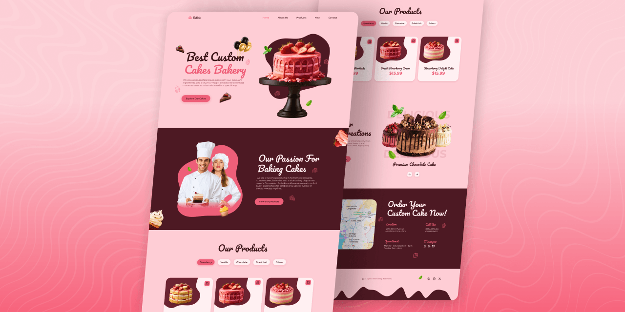 GitHub - bedimcode/responsive-cake-website: Build a Responsive Cake ...