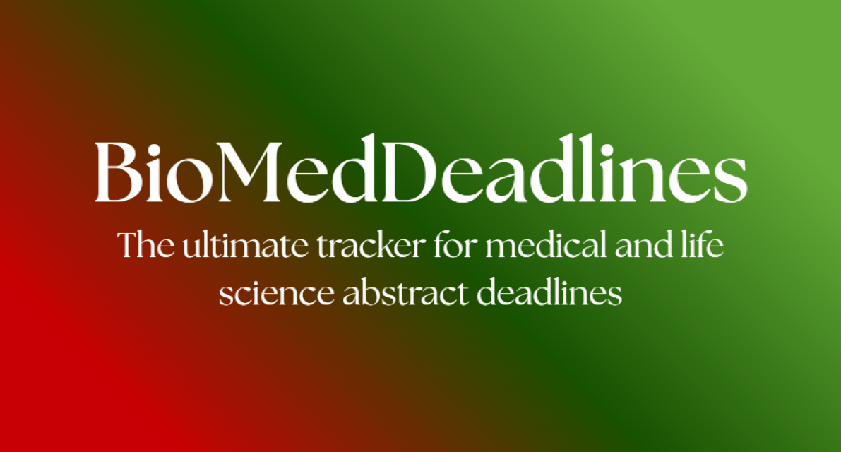 GitHub - jambuzz/biomeddeadlines: countdown site for biomedical and ...