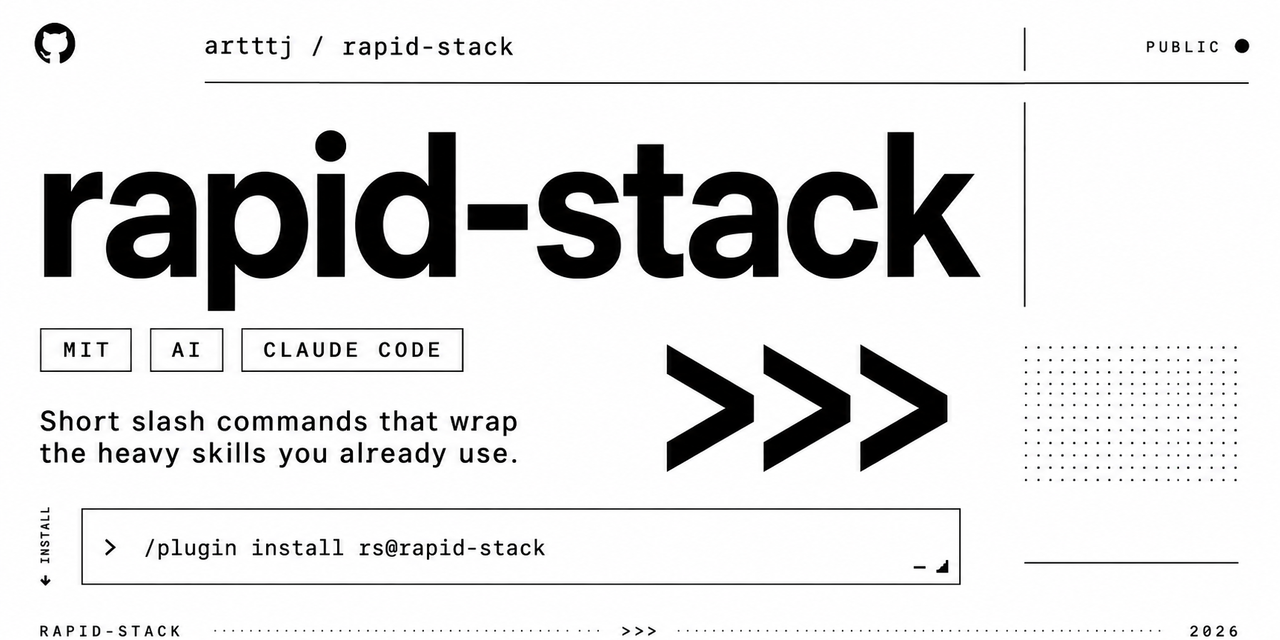 GitHub - artttj/rapid-stack: The best Claude Code skills and agents for ...