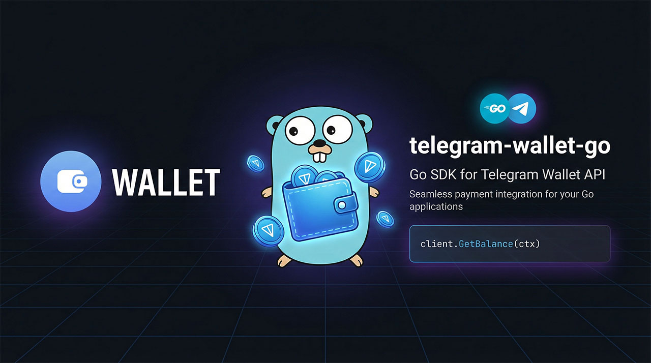 GitHub - tigusigalpa/telegram-wallet-go: Lightweight Go SDK for ...