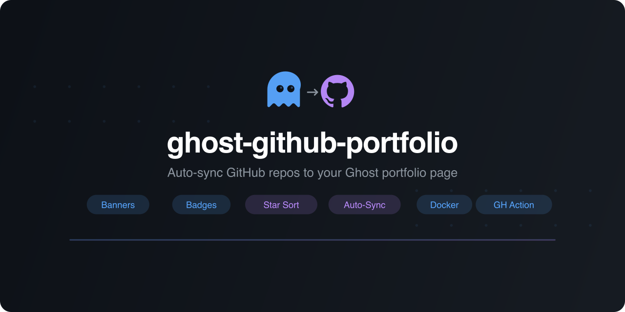 ghost-github-portfolio