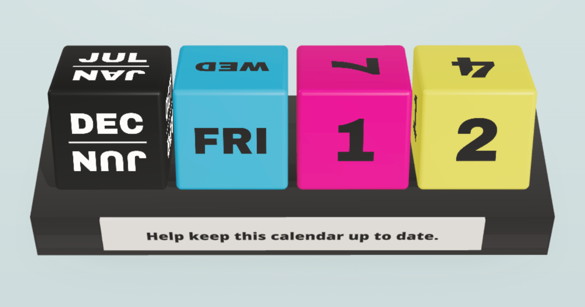 GitHub - kurehajime/cubecal: Help keep this calendar up to date. · GitHub