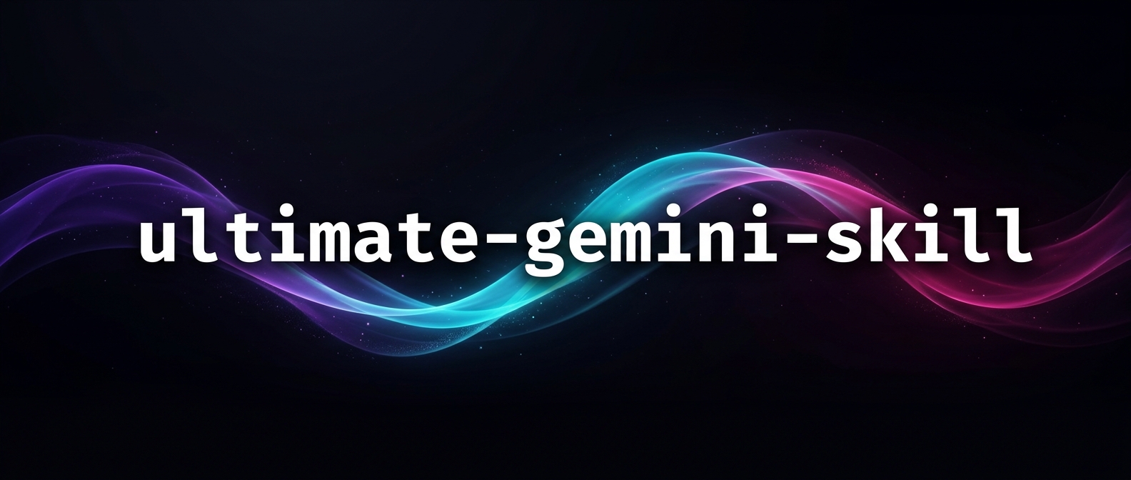 GitHub - bradAGI/ultimate-gemini-skill: Standalone Claude Code skill ...