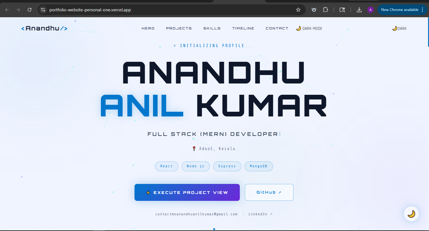 GitHub - Anandhu9255/Portfolio-website-personal: A high-fidelity, anime ...