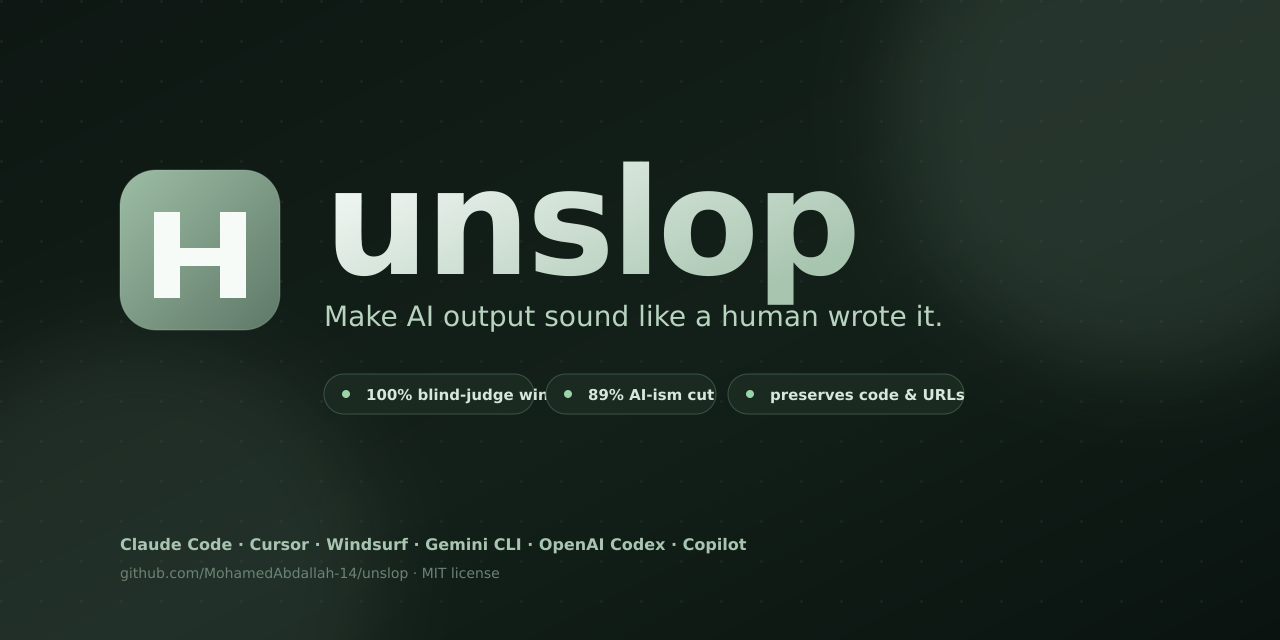 unslop