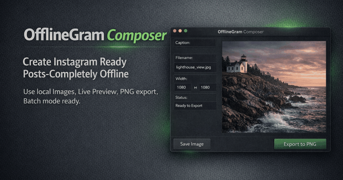offlinegram-composer